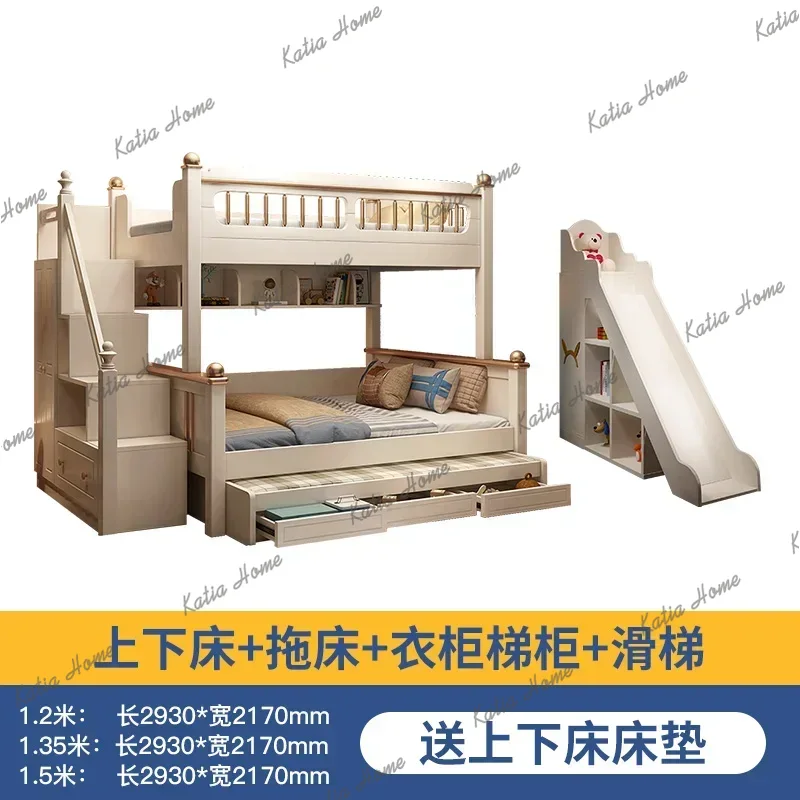 Cama litera de madera con colc - King Size Bed Frame With Storage Drawers reseña y precio
