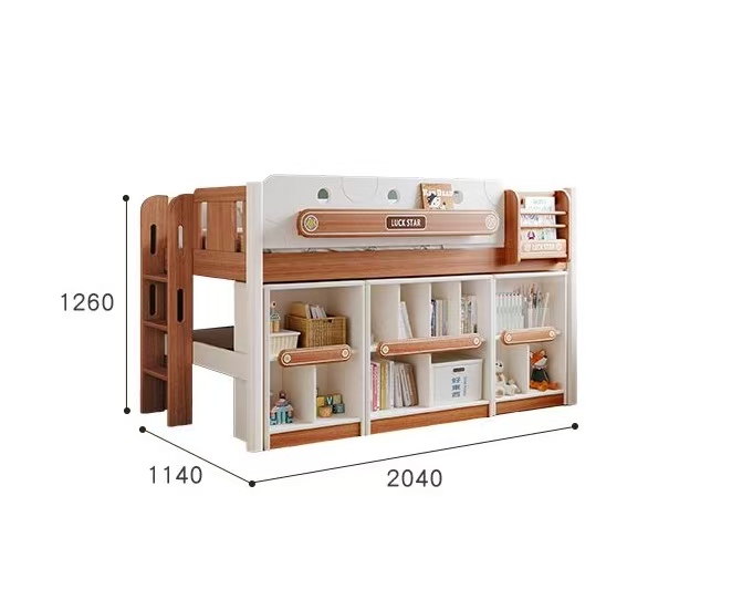 # Camas Literas de Madera OEM/ - Bunk Bed With Stairs And Slide reseña y precio