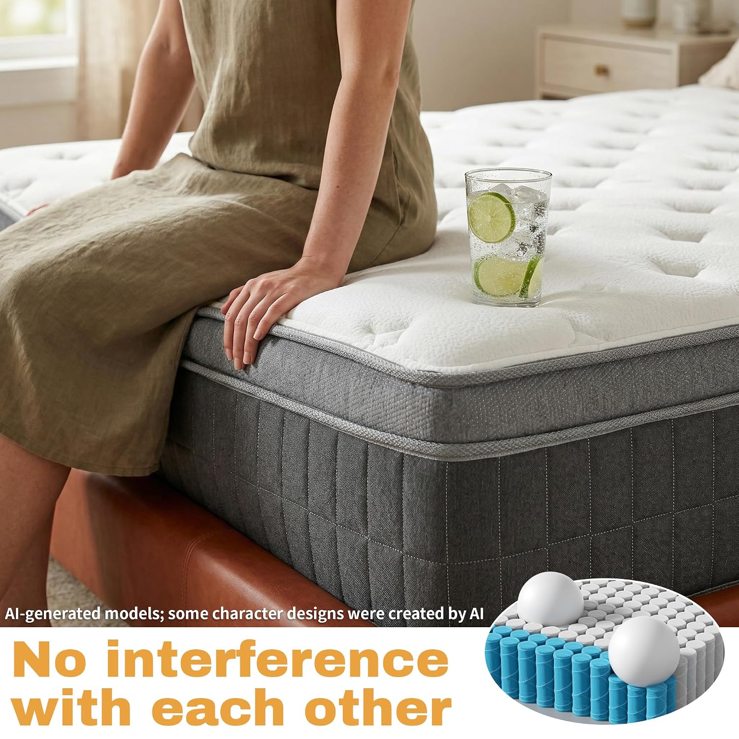 Colchón Queen Size en Caja, Co - Memory Foam Mattress In A Box Queen reseña y precio
