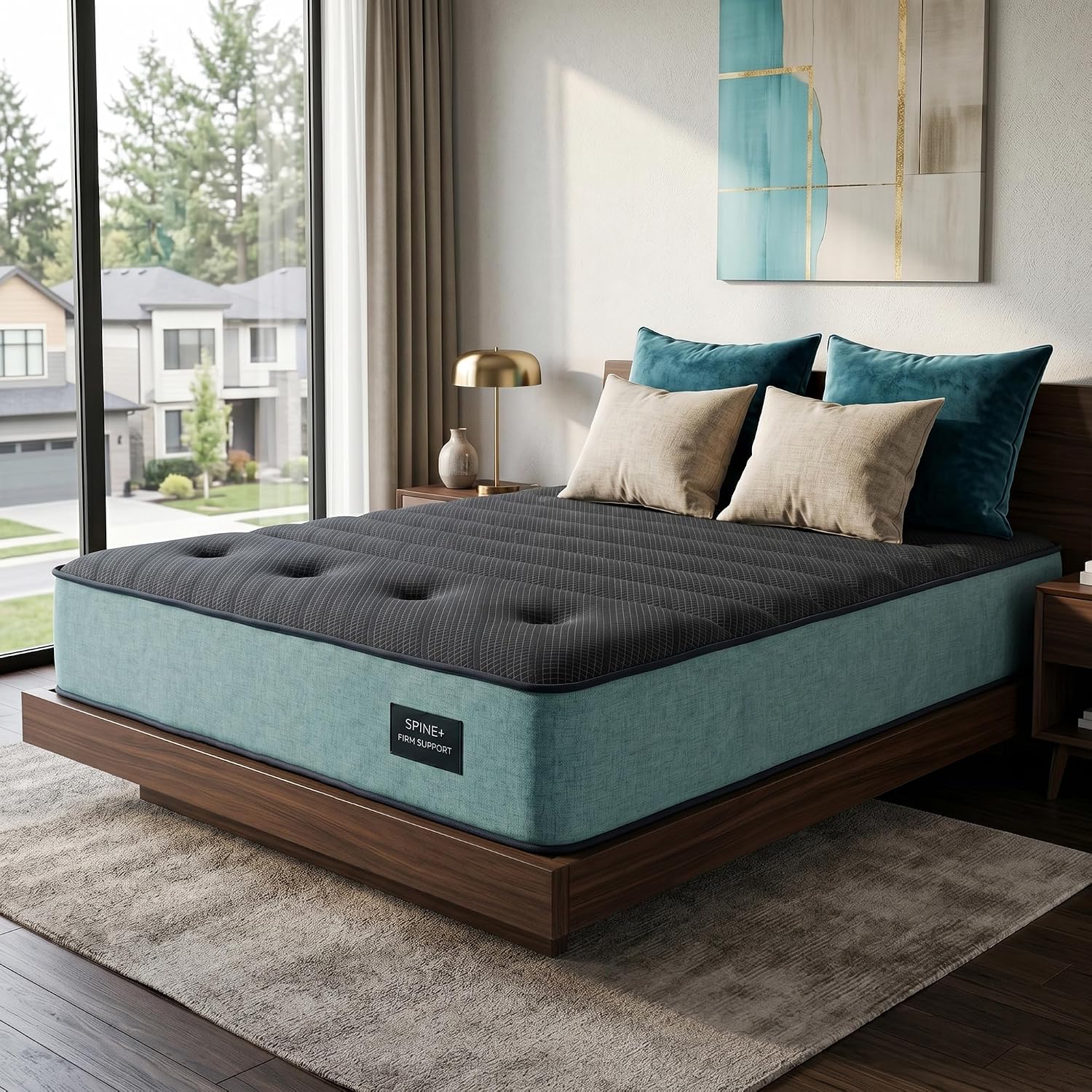 Colchón Queen Extra Firme de 1 - Memory Foam Mattress In A Box Queen reseña y precio