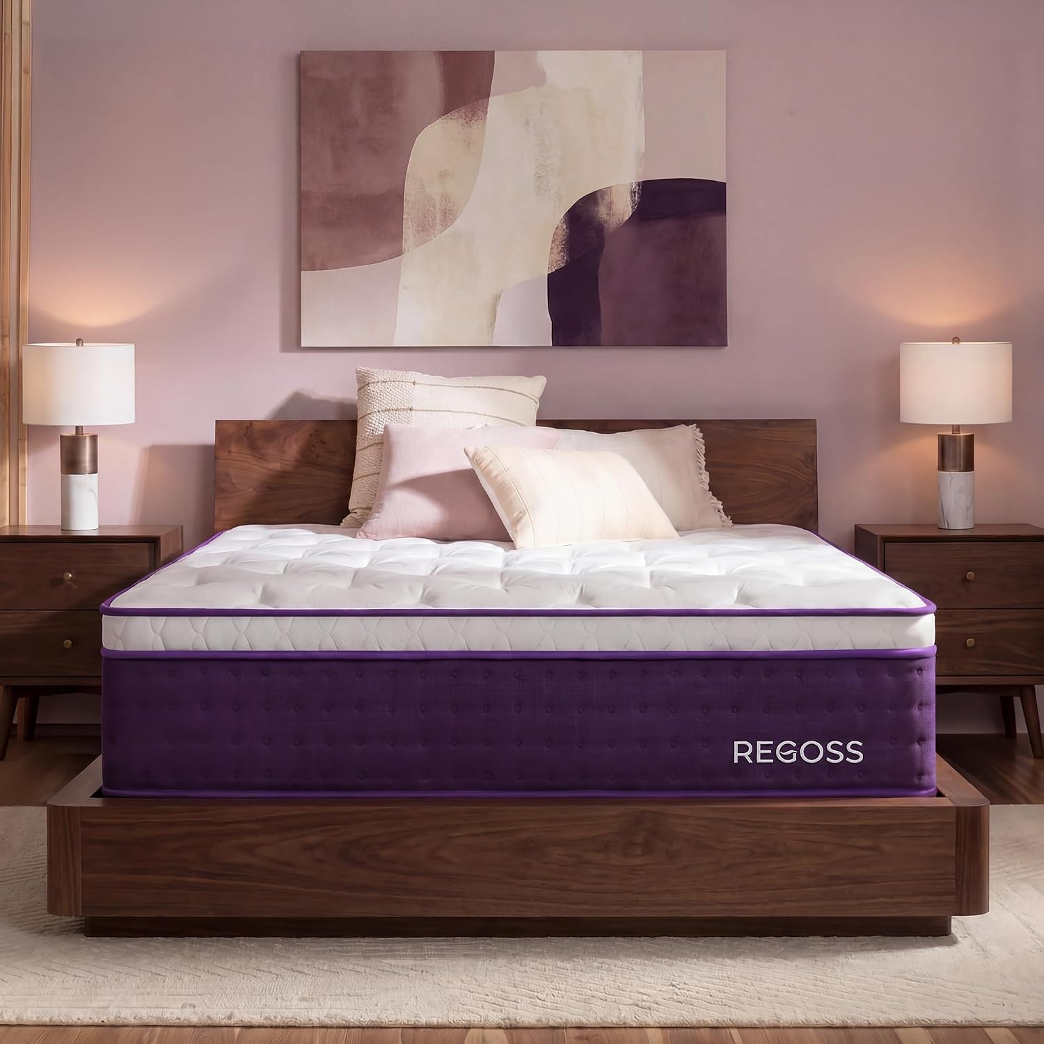 Colchón Híbrido Suave de Felpa - Memory Foam Mattress In A Box Queen reseña y precio