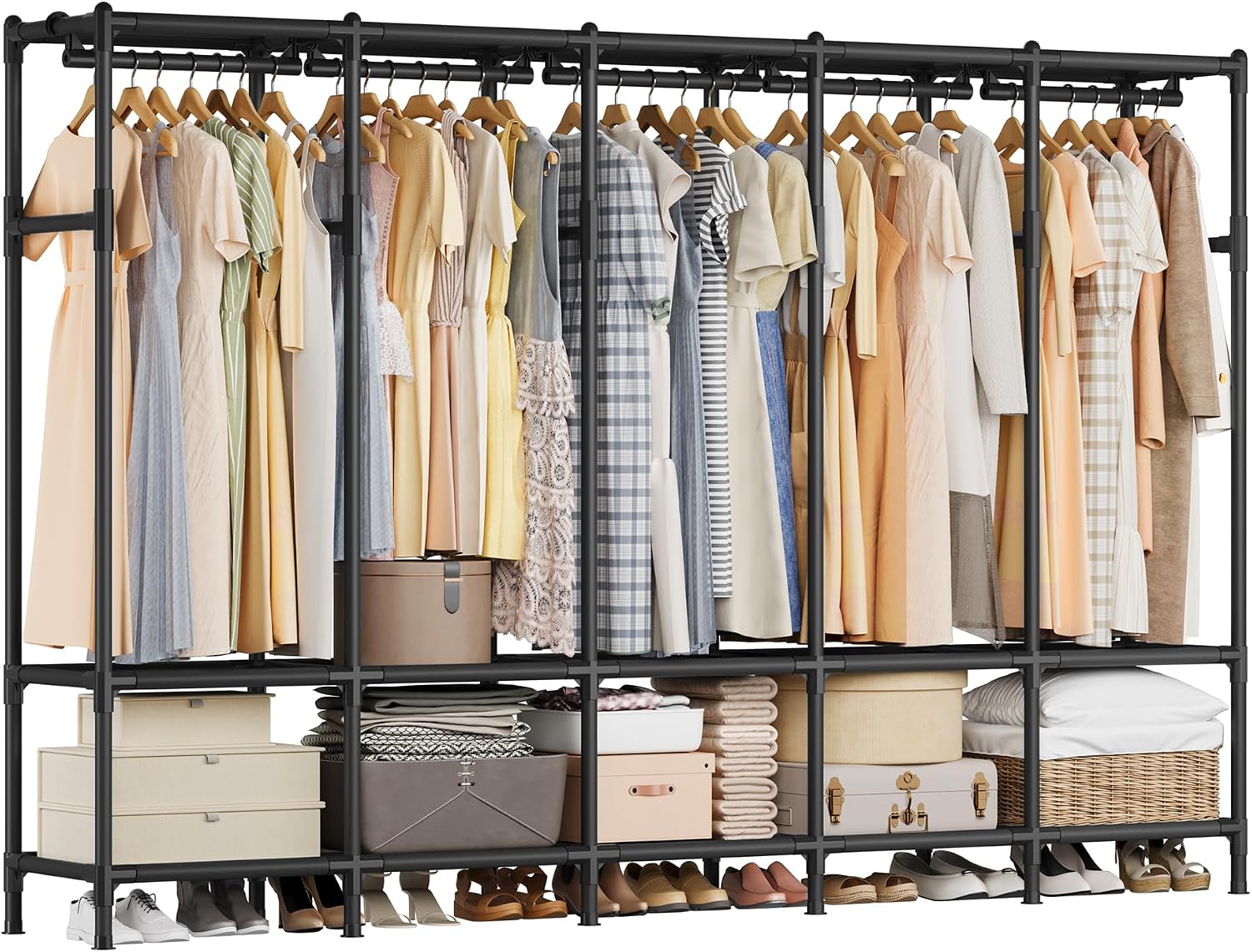 Armario Portátil de 83.5 Pulga - Wardrobe Closet Portable Fabric Cover reseña y precio