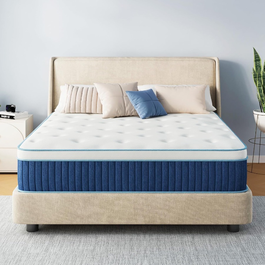 Colchón híbrido de 12 pulgadas - Memory Foam Mattress In A Box Queen reseña y precio